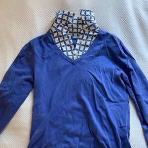 J.McLaughlin Sweater with Built in Collar